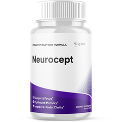 Neurocept Nootropic All Natural Formula Brain Supplement (1 Pack-60 Capsules)