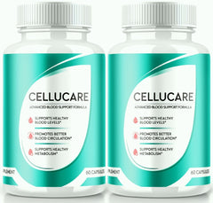 (2 Pack) CelluCare Supplement Blood Support Pills 120 Capsules