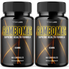 (2 Pack) Rambo Max Advanced Male Health Support Supplement RamboMax 120 Capsules