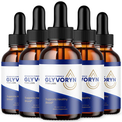 (5 Pack) Glyvoryn Blood Support Drops Glyvo Ryn Vitamin Supplement 150 Servings