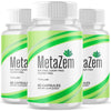 Image of (3 Pack) MetaZem Advanced Energy & Fitness Max Supplement Meta Zem 180 Capsules