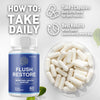 Image of (2 Pack) Flush Restore Probiotic For Gut Health & Digestive Function 120 Capsule