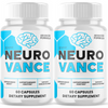 Image of (2 Pack) Neuro Vance Nootropic Formula Brain Supplement NeuroVance 120 Capsules