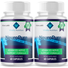 (2 Pack) Neuro Pure Nootropic Natural NeuroPure Brain Supplement 120 Capsules