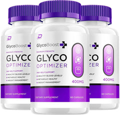 (3 Pack) Glyco Boost Blood Support Supplement – Glyco Optimizer Pills Max Strength 180 Capsules