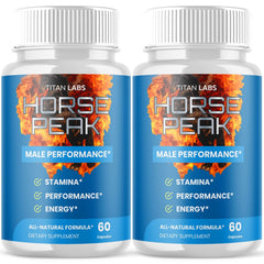 (2 Pack) Horse Peak Pill Advanced Male Support Supplement HorsePeak 120 Capsules