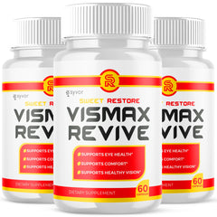 (3 Pack) Vismax Revive Advanced Vision Support VismaxRevive Formula 180 Capsules