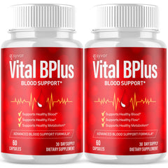 (2 Pack) Vital B Plus Advanced Blood Support Supplement VitalBPlus 120 Capsules