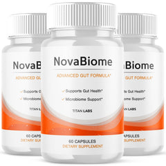 (3 Pack) NovaBiome Probiotic Gut Health & Digestive Function Nova Biom 180 Capsules