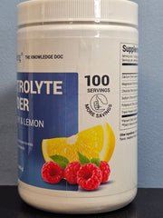 Dr. Berg Electrolyte Powder Raspberry & Lemon 100 Servings Jar - New! Exp 3/25