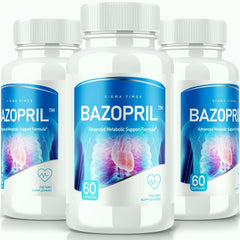 (3 Pack) Bazopril Supplement Advanced Metabolic Pills 180 Capsules