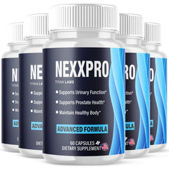(5 Pack) NexxPro Advanced Male Health Support Supplement Nexx Pro 300 Capsules