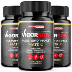 (3 Pack) Vigornow Advanced Male Health Support Supplement Vigor Now 180 Capsules