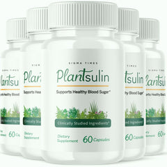 (5 Pack) Plantsulin Supplement Pills 300 Capsules