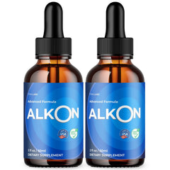 (2 Pack) Alkon Drops Advanced Health & Fitness Formula Alk On Vitamin 60 Serves