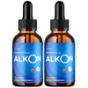 Image of (2 Pack) Alkon Drops Advanced Health & Fitness Formula Alk On Vitamin 60 Serves