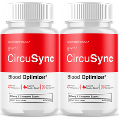 (2 Pack) CircuSync Advanced Blood Support Formula Supplement Circu Sync 120 Capsule