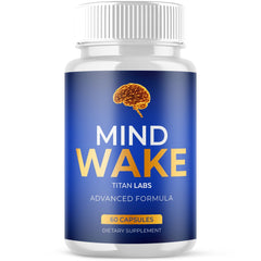 (1 Pack) Mind Wake Pills - Brain Health & Cognitive Support Supplement 60 Capsules