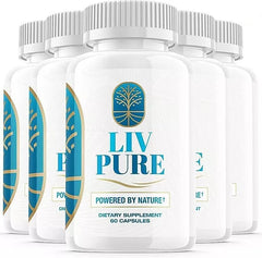 (5 Pack) Liv Pure - LivPure Dietary Supplement Pills Advanced Formula - Supports Healthy Liver Function - 300 Capsules (Kopya)