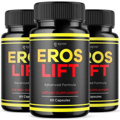 (3 Pack) Eros Lift Advanced Male Pills Formula ErosLift Supplement 180 Capsules