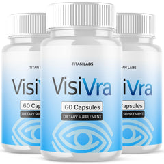 (3 Pack) VisiVra Vision Support Healthy Eye Function Visi Vra 180 Capsules