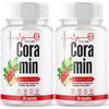 Image of (2 Pack) Coramin Pills Advanced Blood Support Supplement Cora Min 120 Capsules