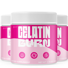 Gelatin Burn Powder Support For Weight Management & Fitness 90 Serving (3 Pack)