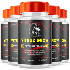 Vitruz Grow Supplement (5 Pack-300 Capsules)