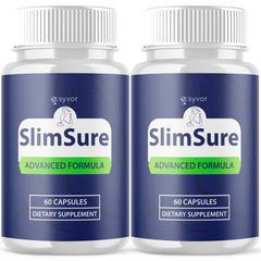 (2 Pack) SlimSure Pills Advanced Formula for Energy & Fitness Slim Sure 120 Capsules
