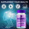 Image of (5 Pack) Memo Master Nootropic All Natural Formula Brain Supplement 300 Capsules