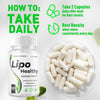 Image of (3 Pack) Lipo Healthy Advanced Energy & Fitness Supplement LipoHealthy 180 Capsules