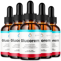 Glucorem Blood Support Drops Advanced Vitamin Supplement (5 Pack)