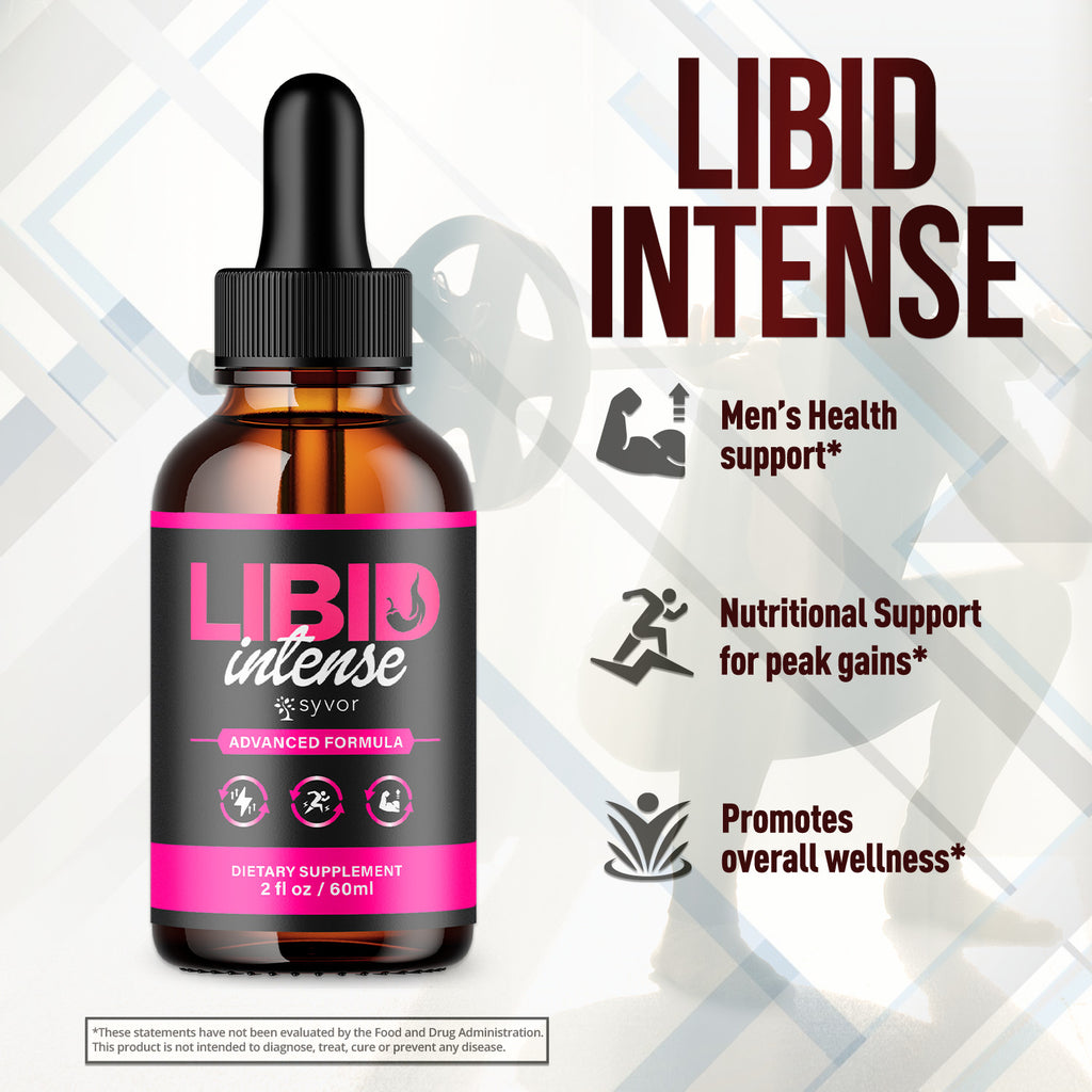 Labid Boss (5 Pack) Libid Intense Male Support Drop Advanced LibidIntense Vitamin ...