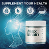 Image of (5 Pack) Max Brain Powder Natural Brain Support Supplement MaxBrain 150 Servings