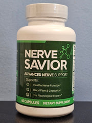 Nerve Savior Advanced Nerve Support 60 Capsules - New / Sealed! Exp 11/2025