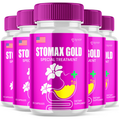 Stomax Gold Probiotic Gut Health Formula Enhance Digestive Function (5 Pack - 300 Capsules)