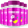 Image of Stomax Gold Probiotic Gut Health Formula Enhance Digestive Function (5 Pack - 300 Capsules)