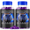 Image of Dominator Maxx Gummies For Men Supplement (2 Pack - 120 Gummies)