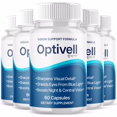(5 Pack) Optivell Vision Support Formula, Opti Vell Eye Health (300 Capsules)