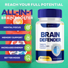 Image of Brain Defender Nootropic Formula Supplement Brain Health Support (5 Pack - 300 Capsules)