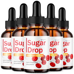 (5 Pack) Sugar Drop Advanced Blood Max Support SugarDrop Supplement 150 Servings