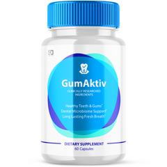 GumAktiv Oral Probiotic - Supports Healthy Teeth & Gums - 60 Capsules (1 Pack)