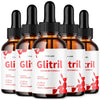 Image of (5 Pack) Glitril Drops Advanced Blood Support Supplement Gli Tril 150 Servings