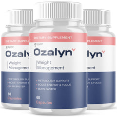 (3 Pack) Ozalyn Advanced Energy & Fitness Formula Vitamin Oza Lyn 180 Capsules