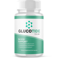 (1 Pack) Glucotide Advanced Blood Support Supplement Gluco Tide 60 Capsules