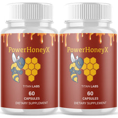 (2 Pack) PowerHoneyX Advanced Male Support Supplement Power Honey X 120 Capsules
