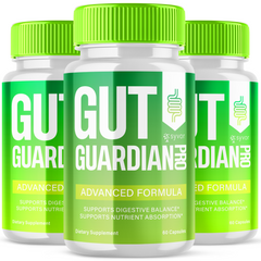 Gut Guardian Pro Probiotic Supplement Pills (3 Pack - 180 Capsules)
