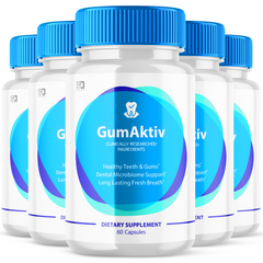 GumAktiv Oral Probiotic - Supports Healthy Teeth & Gums - 300 Capsules (5 Pack)