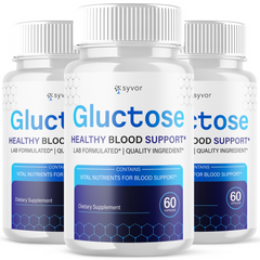 (3 Pack) Gluctose Blood Pills Advanced Max Support Gluctose Fomula 180 Capsules