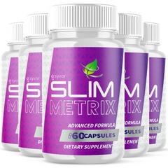 (5 Pack) Slim Metrix Advanced Formula Energy & Fitness SlimMetrix 300 Capsules
